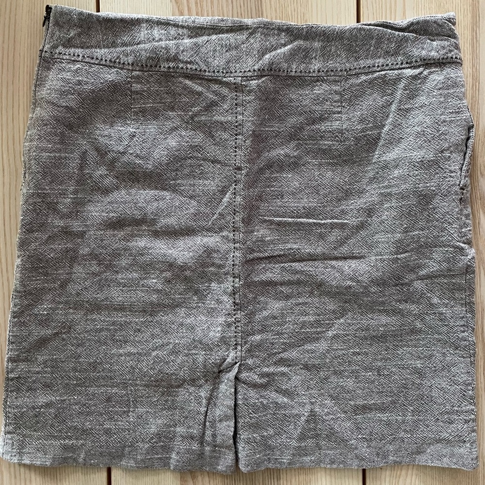 Merona Linen Blend Pencil Skirt size 16 marled brown - Picture 2 of 8
